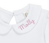 Ruffle Long Sleeve Peter Pan Collar