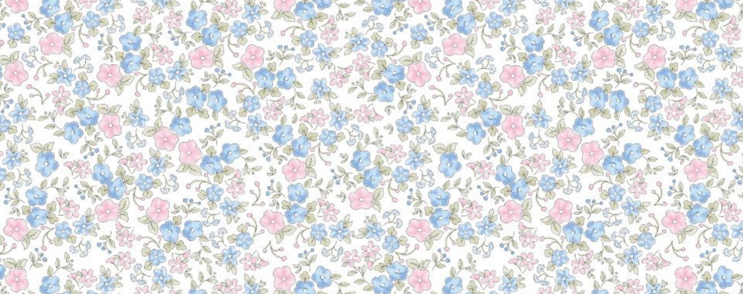 Baby Club Chic - Tiny Soft Floral Footie for baby - Hampton James Clothing - detail view