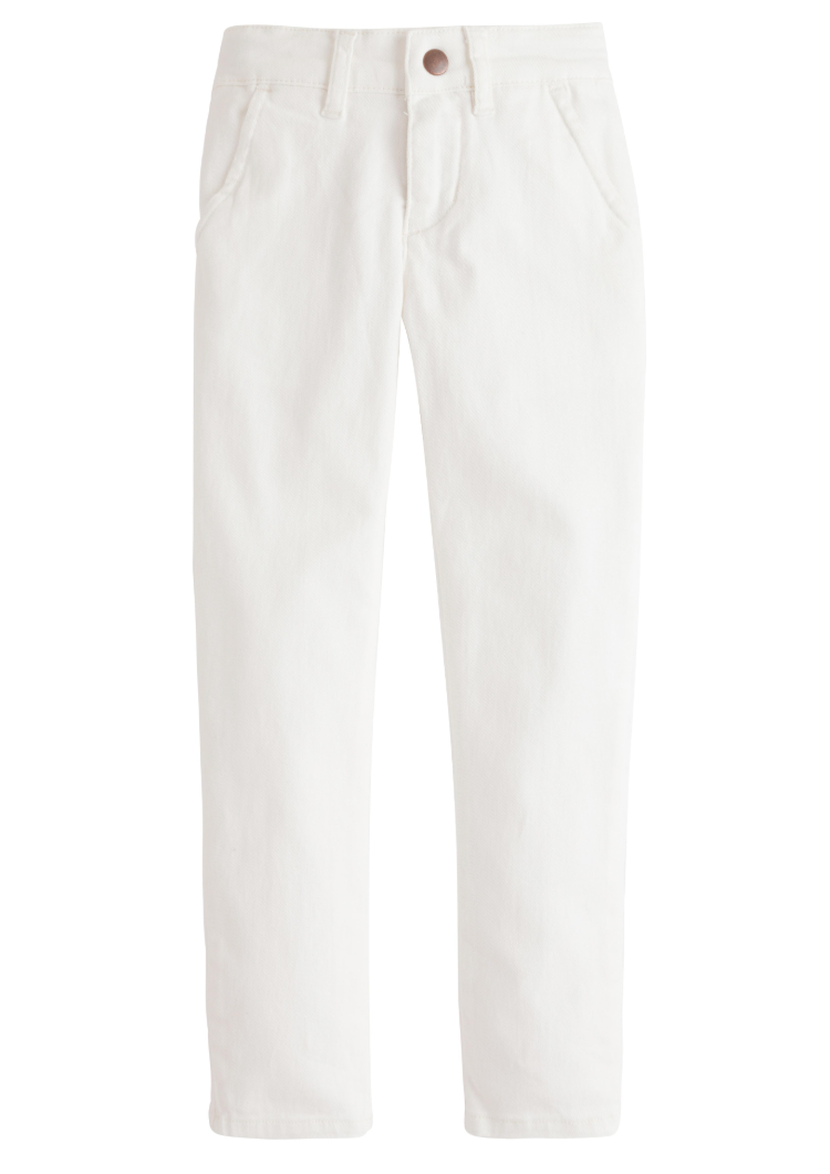 Bibsy: Twiggy Jean - Ivory Denim