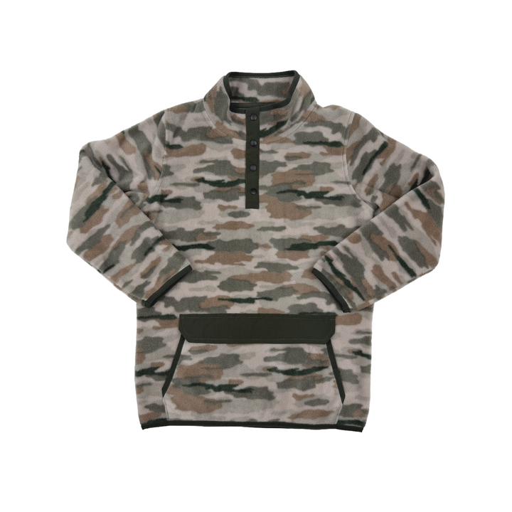 Blue Quail: Classic Camo Sherpa Pullover
