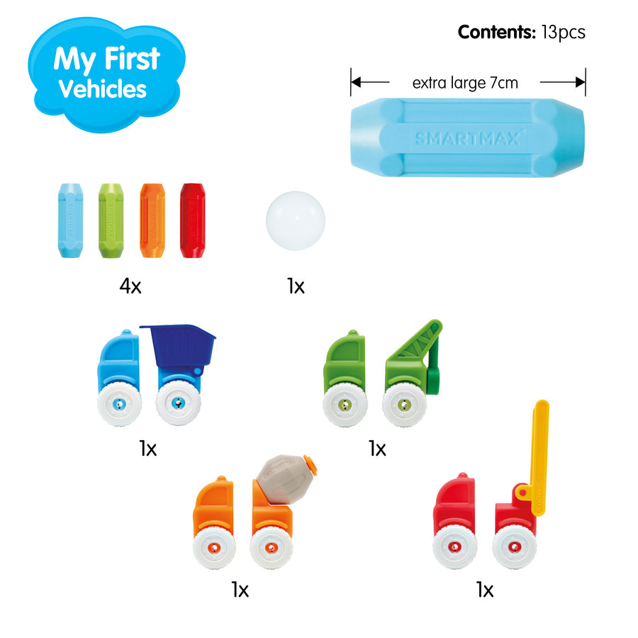 SmartMax My First Vehicles Magnetic Discovery Dynamic Stem Play Set