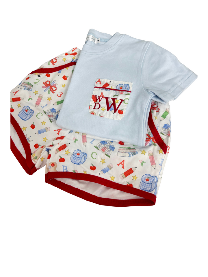 Back To School Short Set