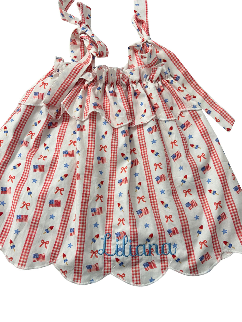 All American Tie Dress - Hampton James Clothing