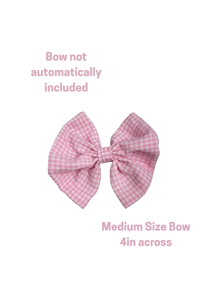 Turkey Smock Pink Gingham Bubble