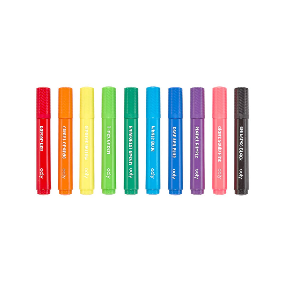 OOLY - Big Bright Brush: Brush Markers (Set of 10) - view 2