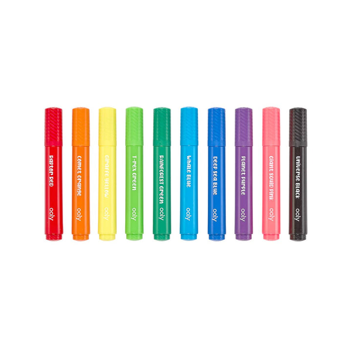 OOLY - Big Bright Brush: Brush Markers (Set of 10) - view 2