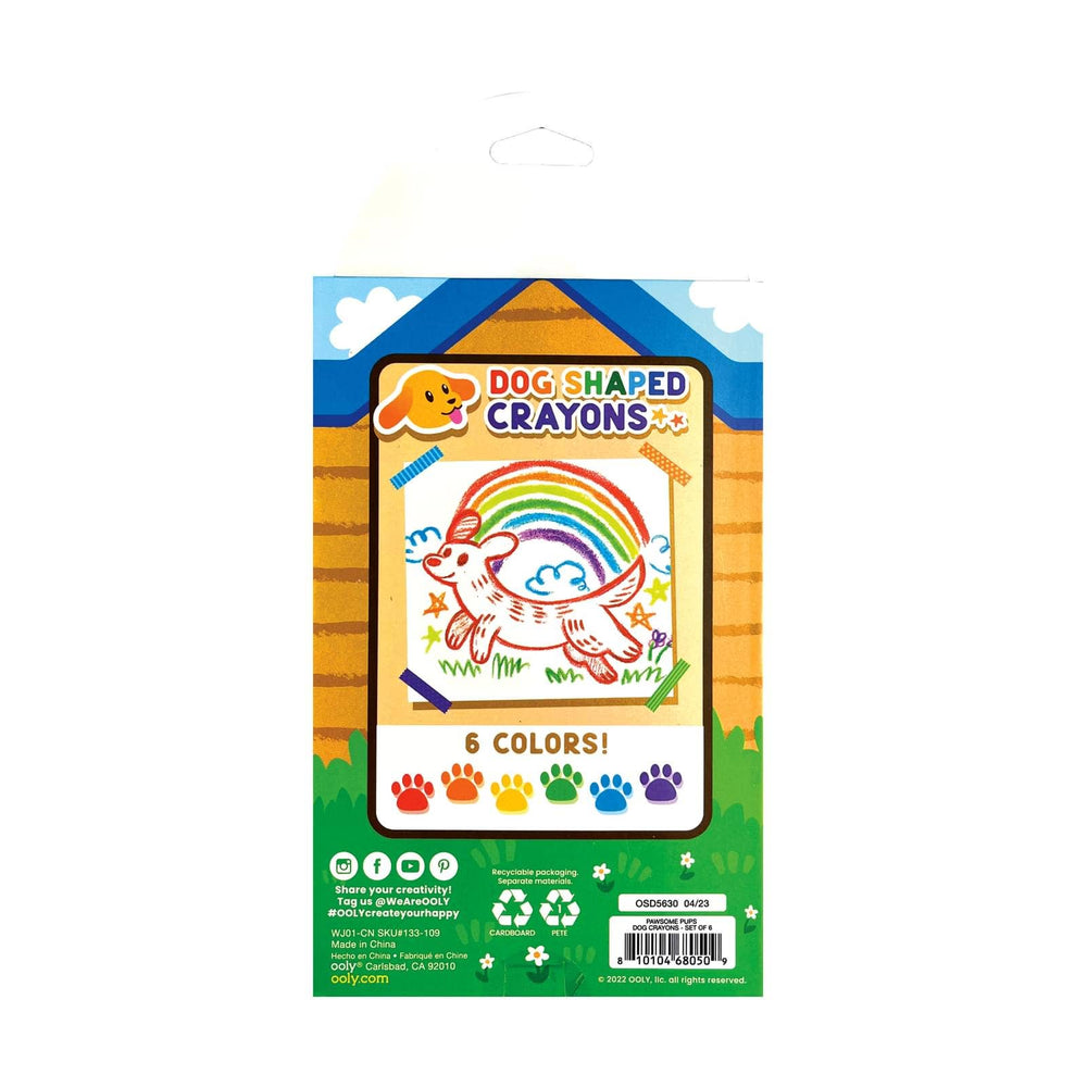 OOLY - Pawsome Pups: Dog Crayon (Set of 6) - view 2