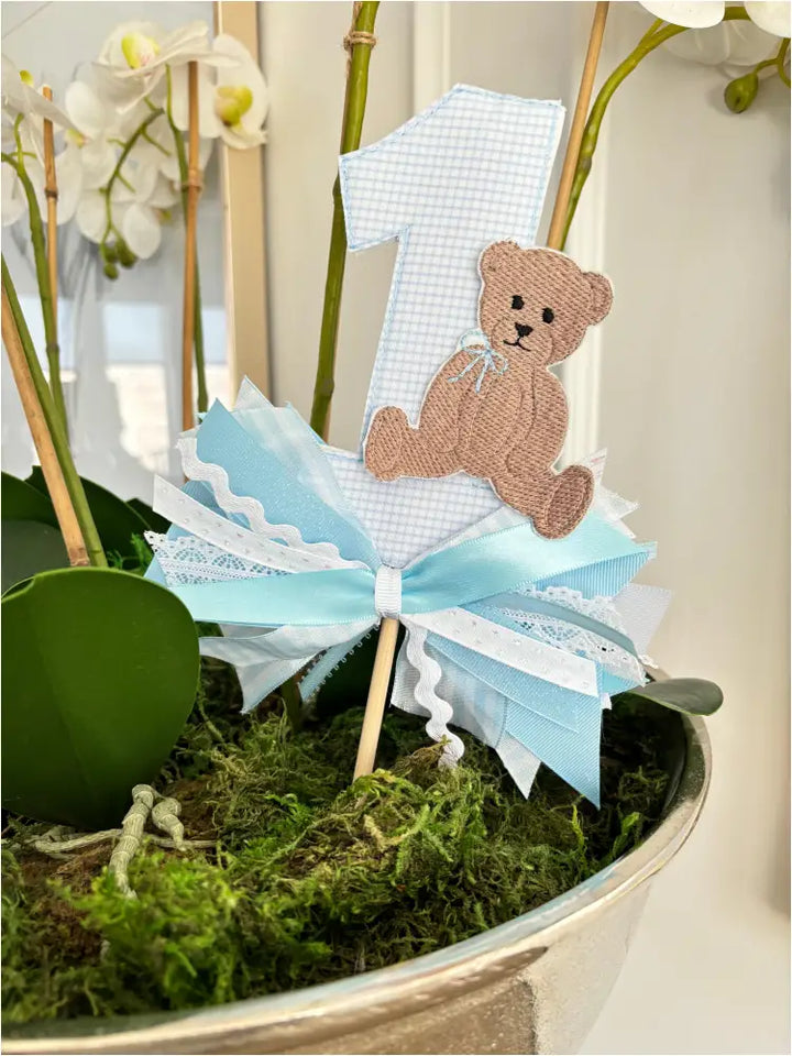 Birthday Customized Applique Cake Topper