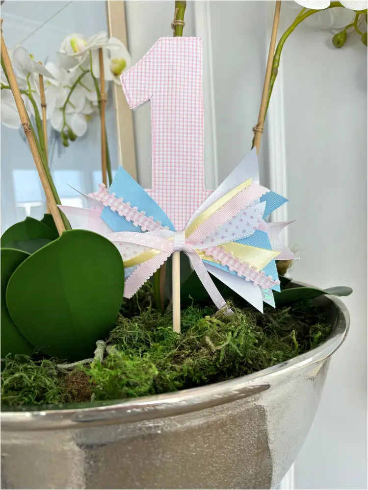 Birthday Customized Applique Cake Topper