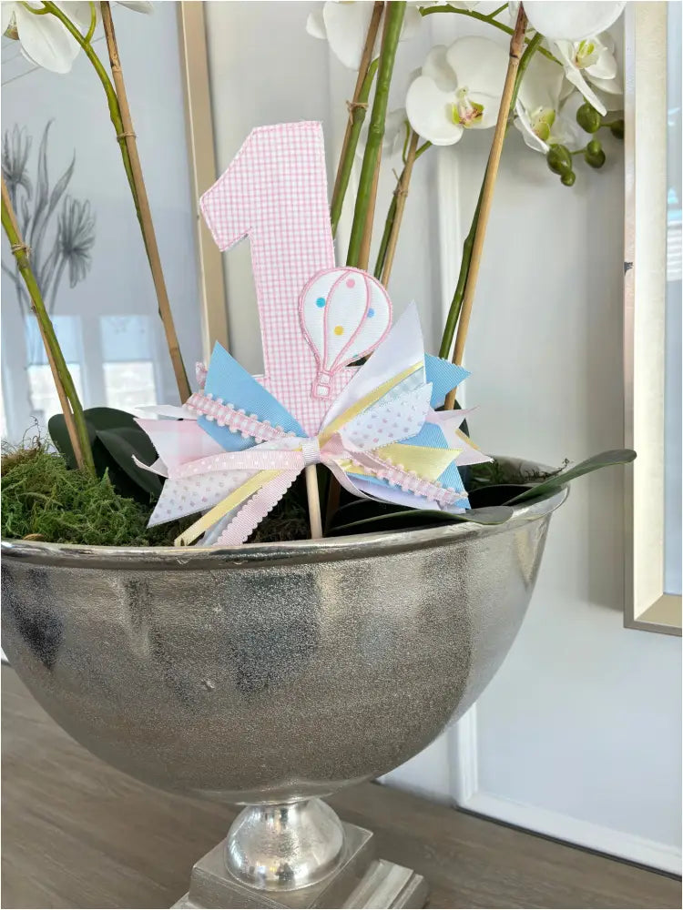 Birthday Customized Applique Cake Topper