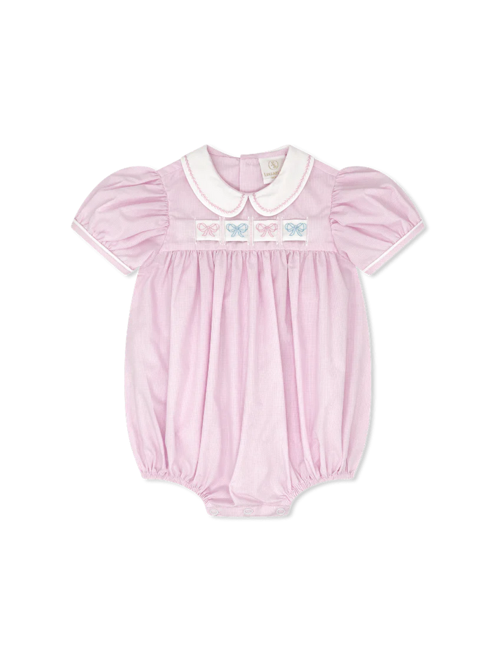Ruth Ribbon Bubble - Baby Pink Mingingham