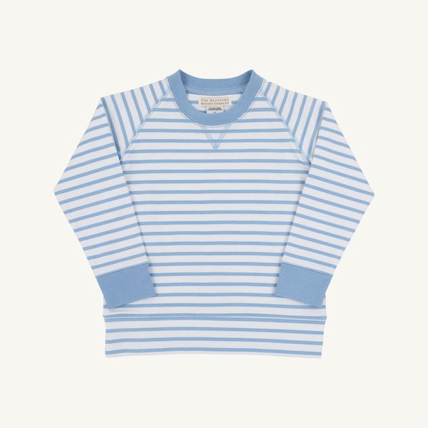 TBBC - Cassidy Comfy Crewneck - Sarasota Sky Stripe
