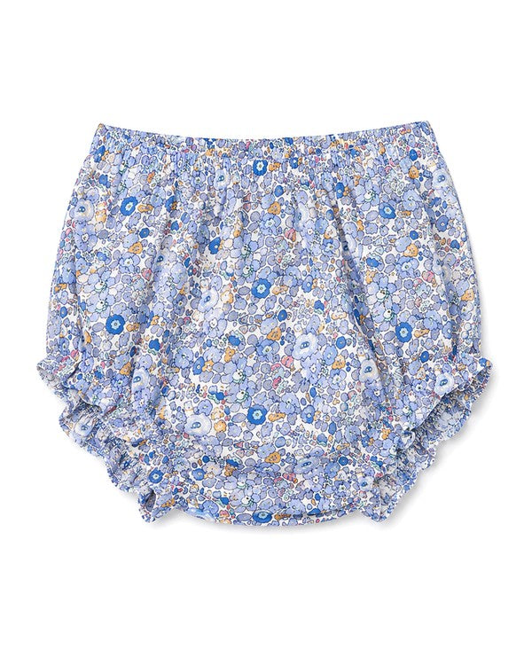Ruffles Diaper Cover - Floral Blue