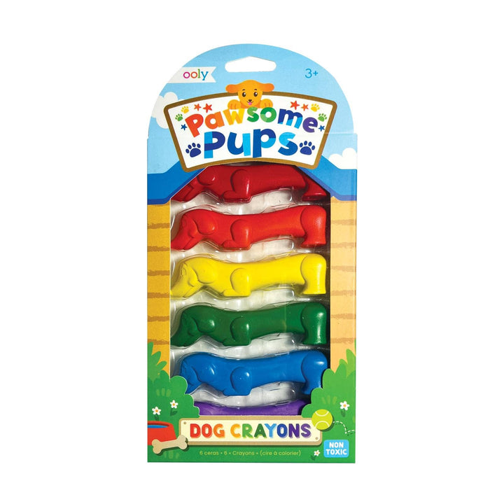 OOLY - Pawsome Pups: Dog Crayon (Set of 6) - Hampton James