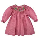 Christmas Bishop Hand Smocked Dress