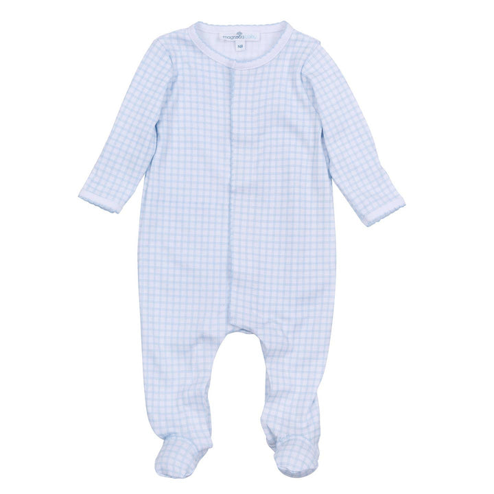 Magnolia Baby Peek-A-Boo Wishes Footie - Light Blue