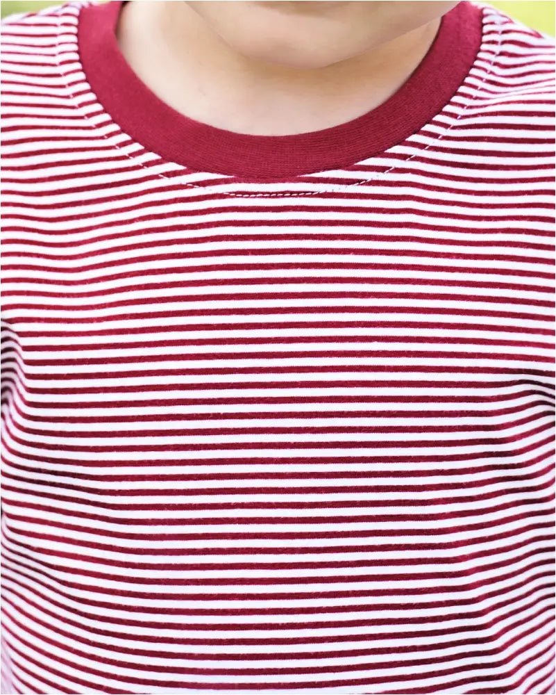 Graham Shirt- Crimson Stripe Preorder Gameday