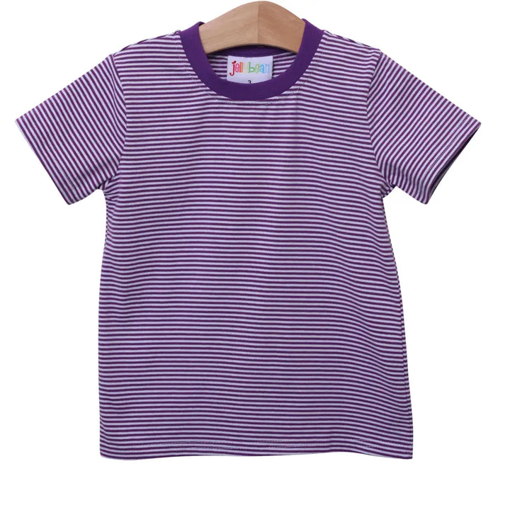 Graham Shirt- Purple Stripe Preorder Gameday