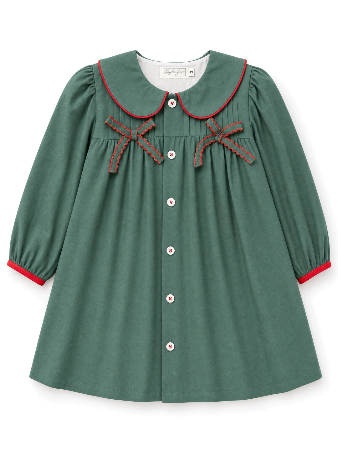 Evergreen Bow Dress