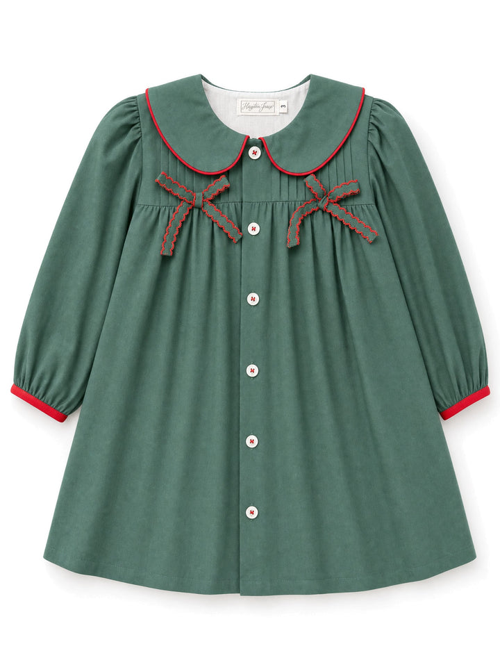 Evergreen Bow Dress