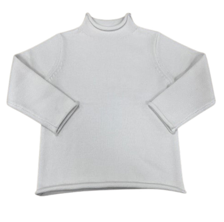 Hampton James Rollneck Sweater - White (Fits TTS)
