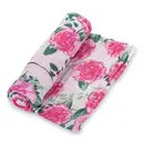 Live Life in Full Bloom Baby Swaddle Blanket