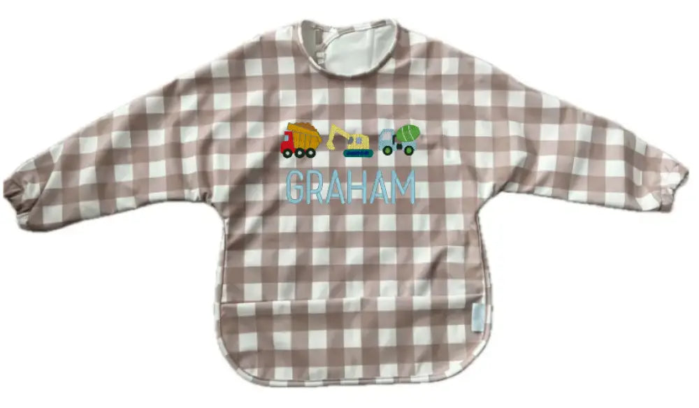 Long Sleeve Signature Catch All Bib - Light Brown New Accessory