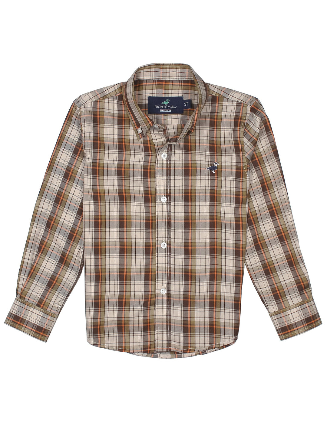 Properly Tied - Boys Seasonal Sportshirt Campfire