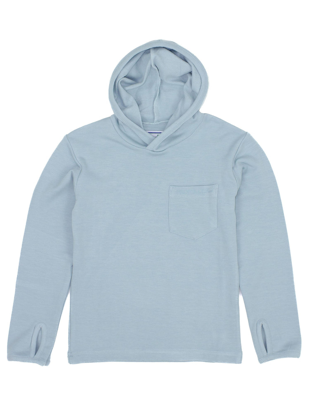 Properly Tied - Boys Shoreline Hoodie Light Blue