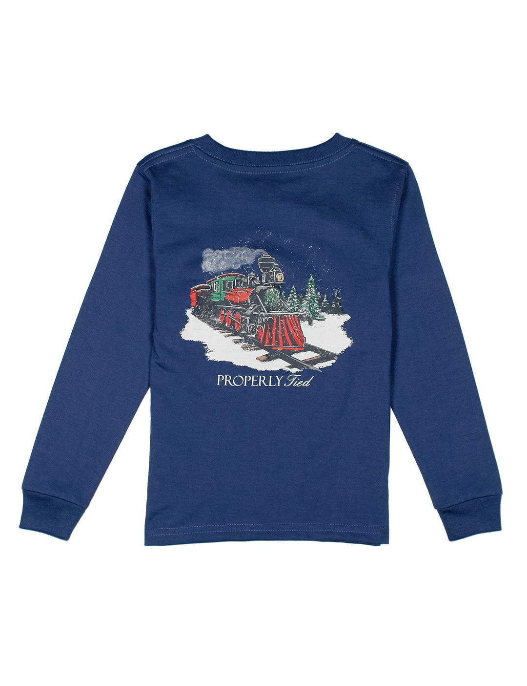 Properly Tied - Boys Polar Express LS River Blue by Properly Tied - Hampton James