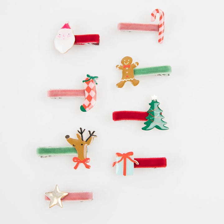 Christmas Icon Hair Clips