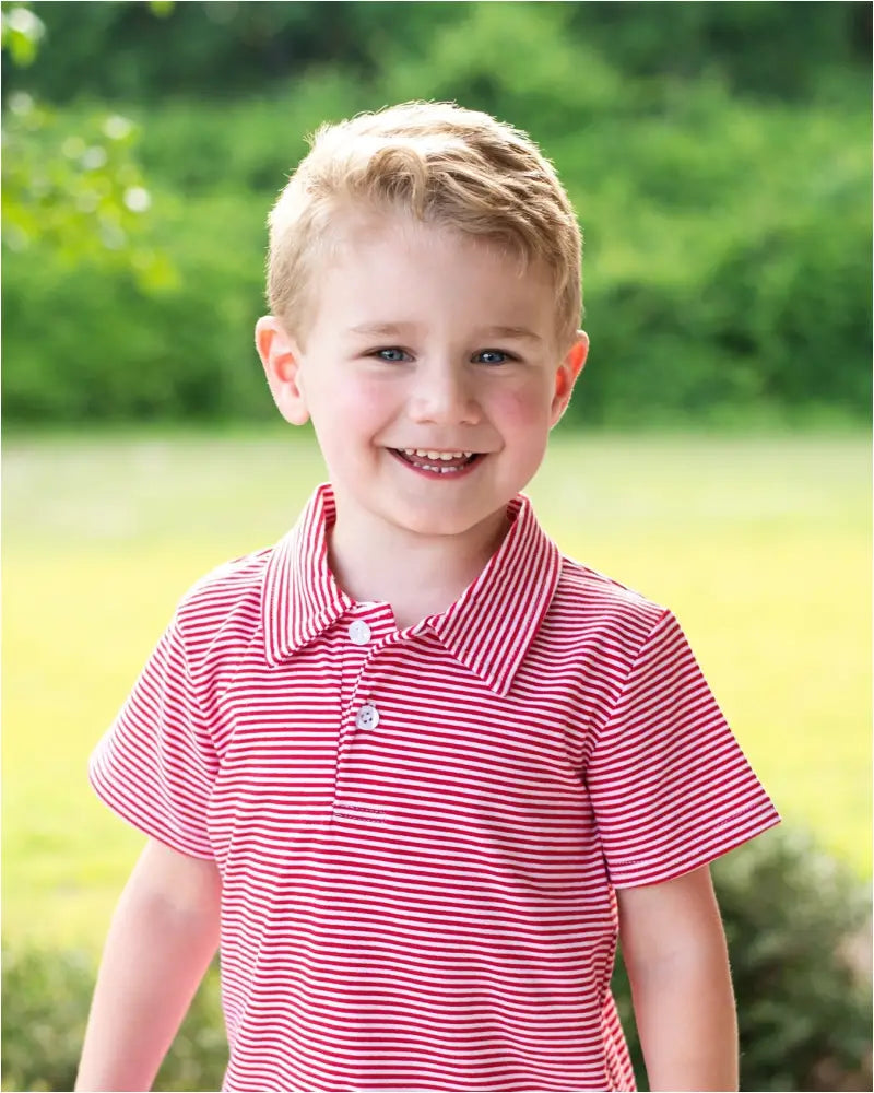 Michael Polo - Red Stripe Back 2 School