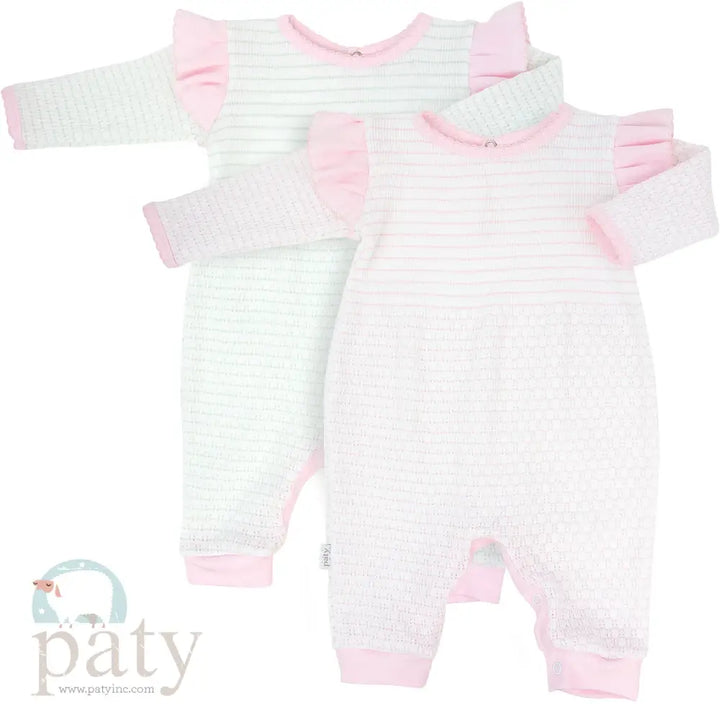 Ps Angel Sleeve Romper Pink New Paty
