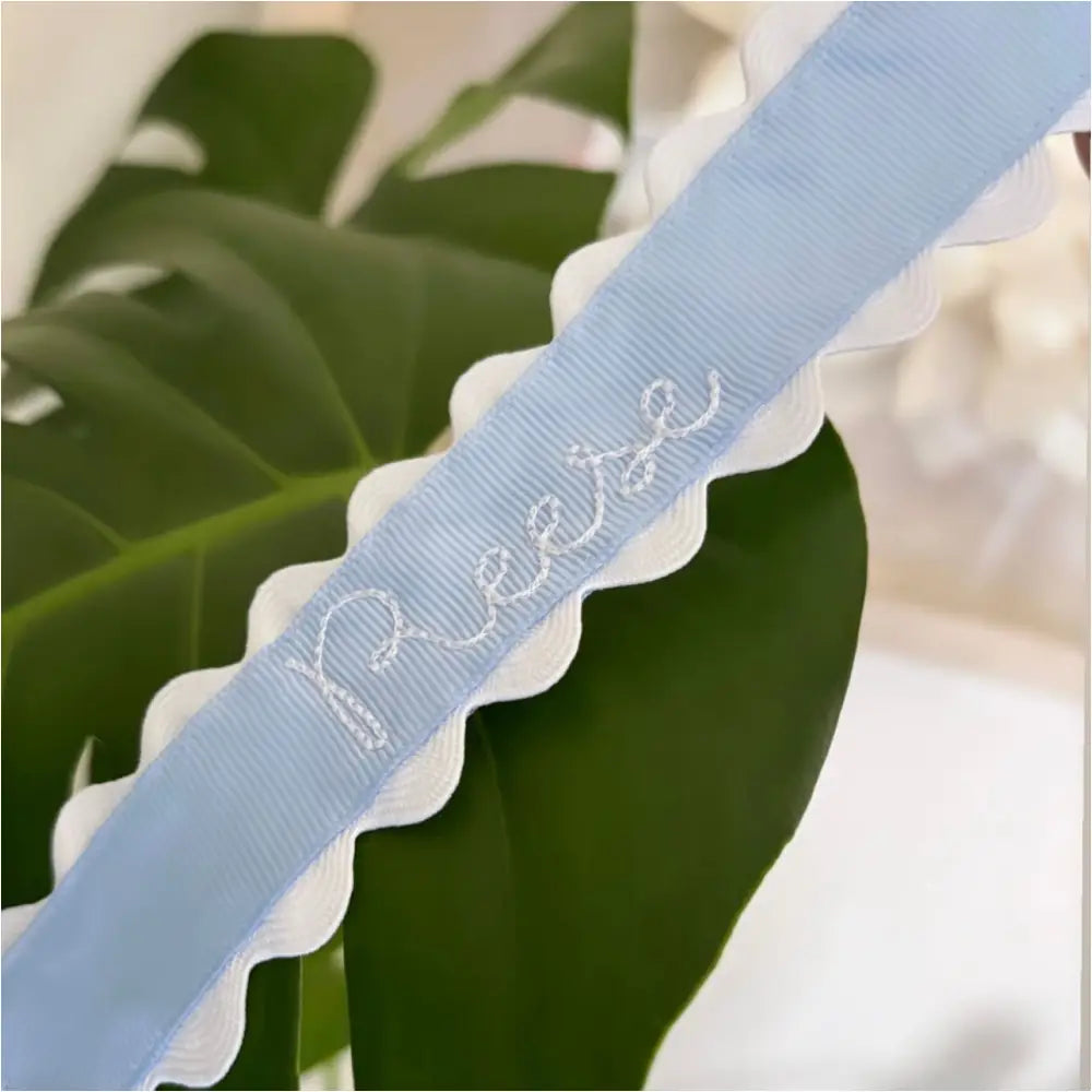 Scalloped Pacifier Clips - Pink Blue White New Accessory
