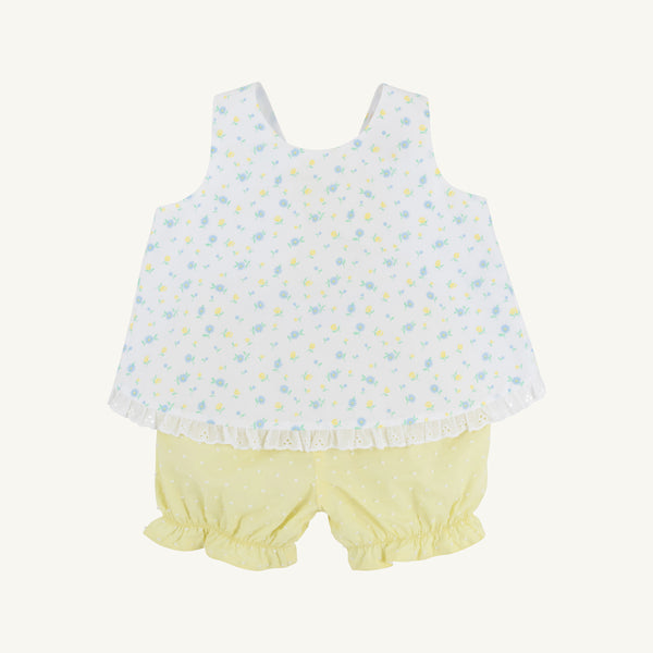TBBC -Susy Swing Top Set- Dunwoody Daisy with York Yellow Dallas Dot