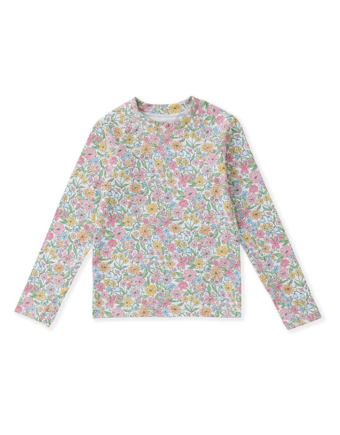 Swoon: Boho Floral Top w/ Finger Hole