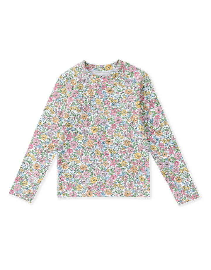 Swoon: Boho Floral Top w/ Finger Hole