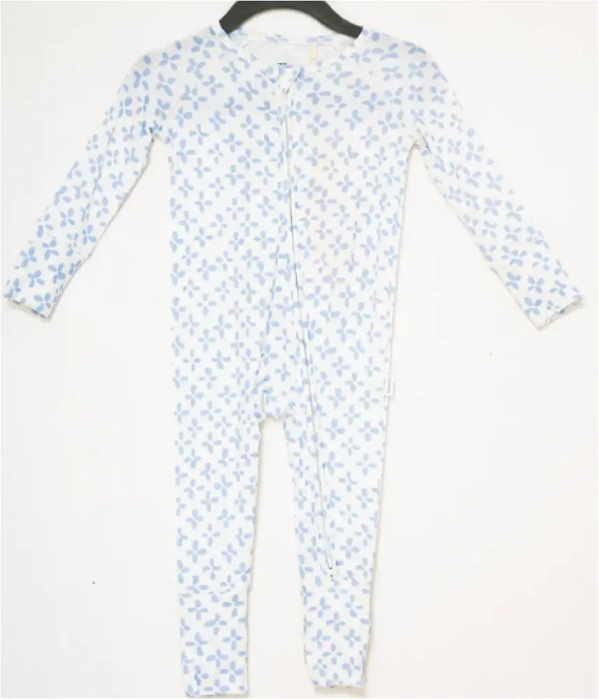 The Uptown Baby - Sleep Romper Clover (Blue)