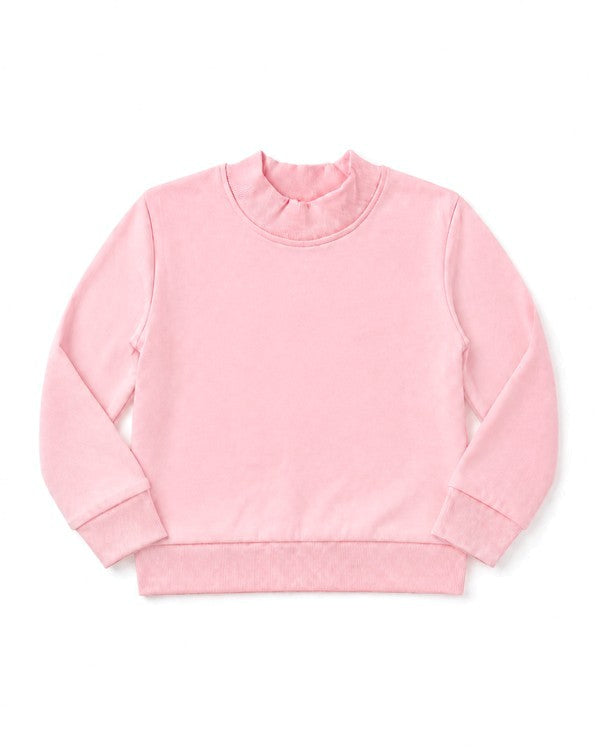 Mockneck Top - Light Pink