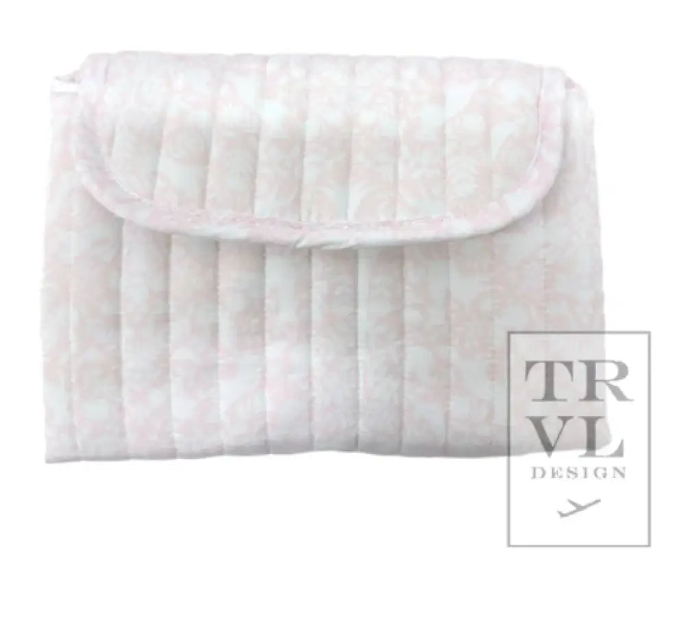 Trvl - Quilted Changing Pad Woodland Pink