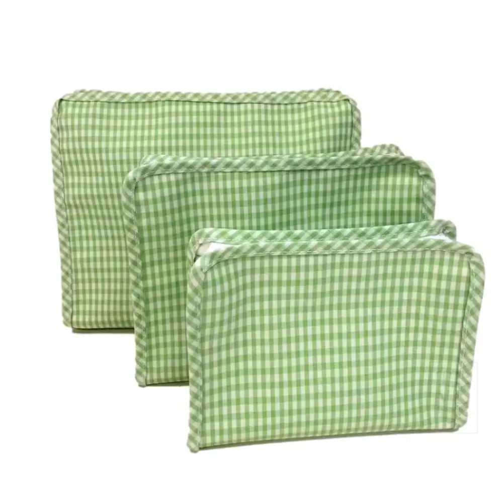 Trvl Roadie Gingham Leaf Green New Bag