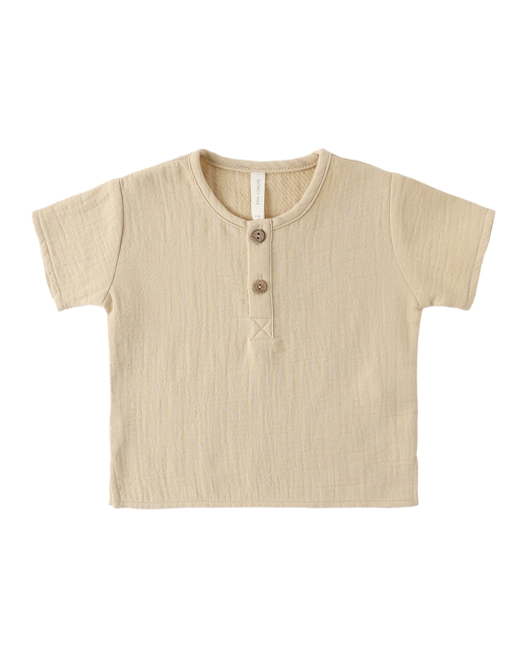 Quincy Mae: Henry Top + Bottom Set - Butterscotch Stripe
